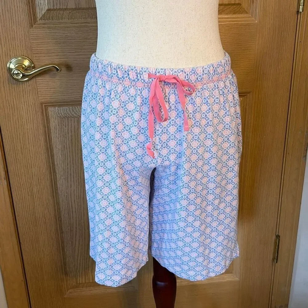 Karen Neuburger 2 Piece T-Shirt Shorts Pajama Set Medium‎